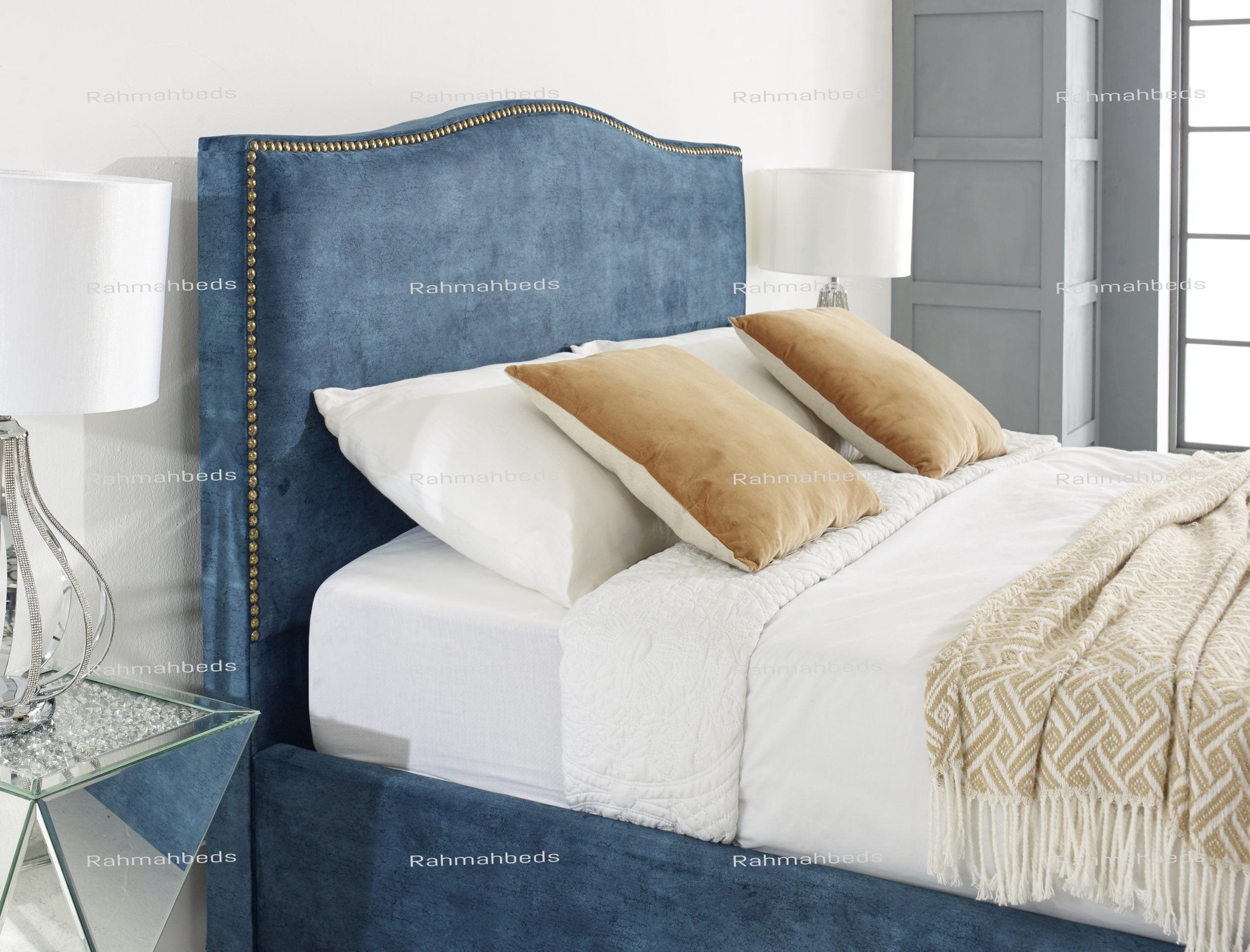 Victoria Bed - Ottoman/Non-Ottoman - Multiple Colour Option