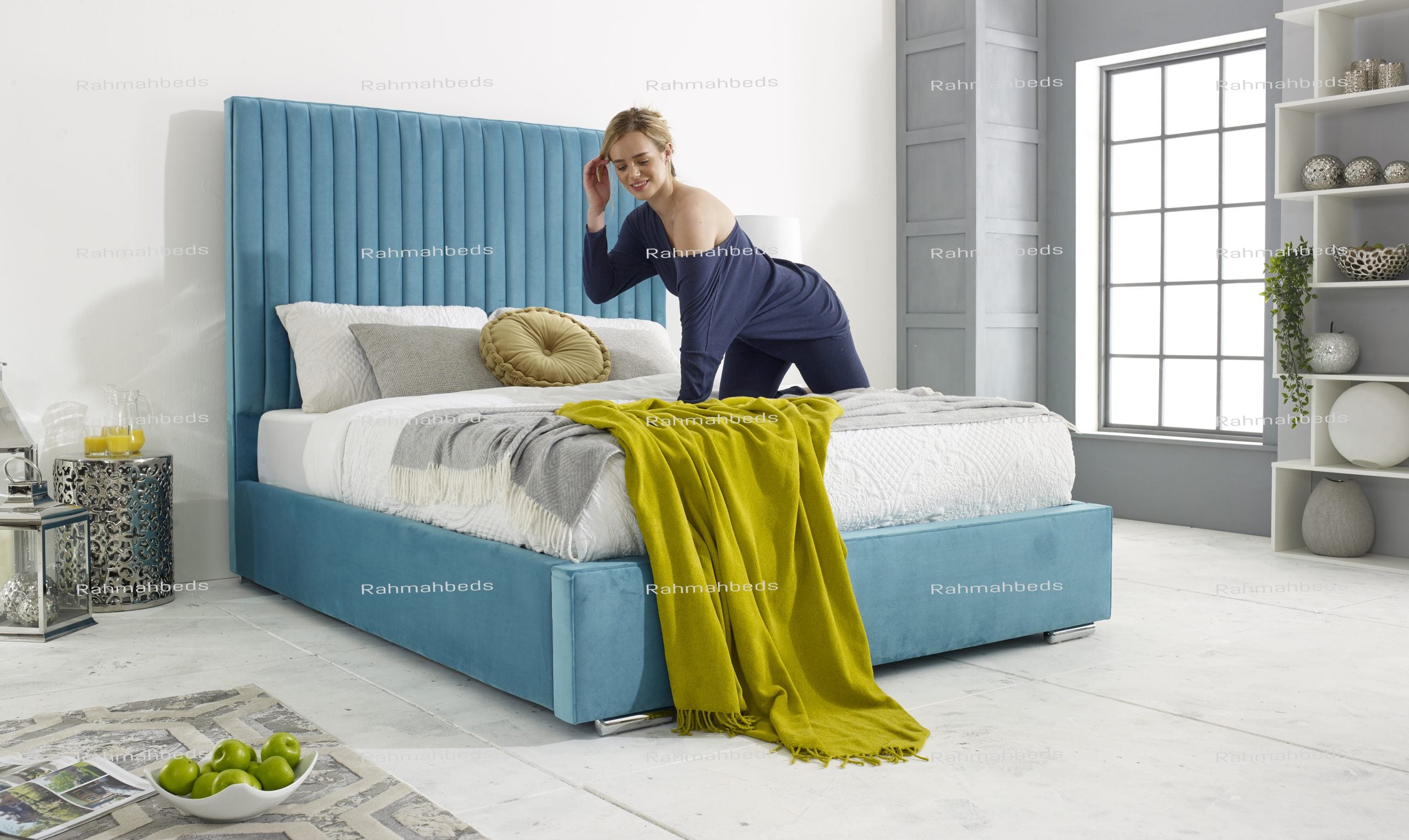 Milan Bed - Ottoman/Non-Ottoman - Multiple Colour Option