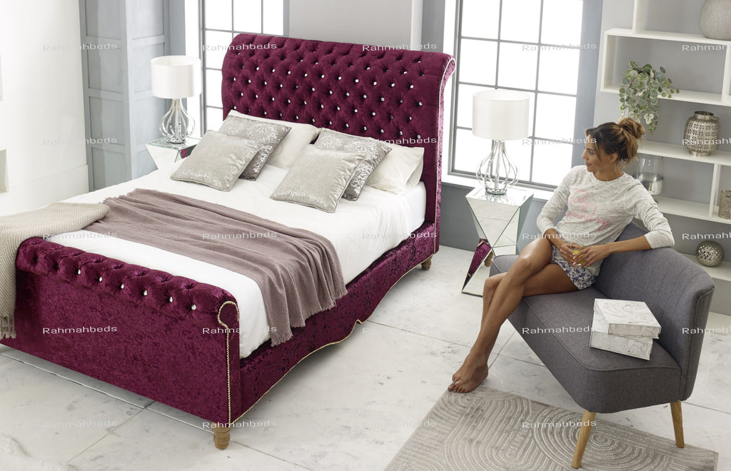 Edward Bed - Ottoman/Non-Ottoman - Multiple Colour Option
