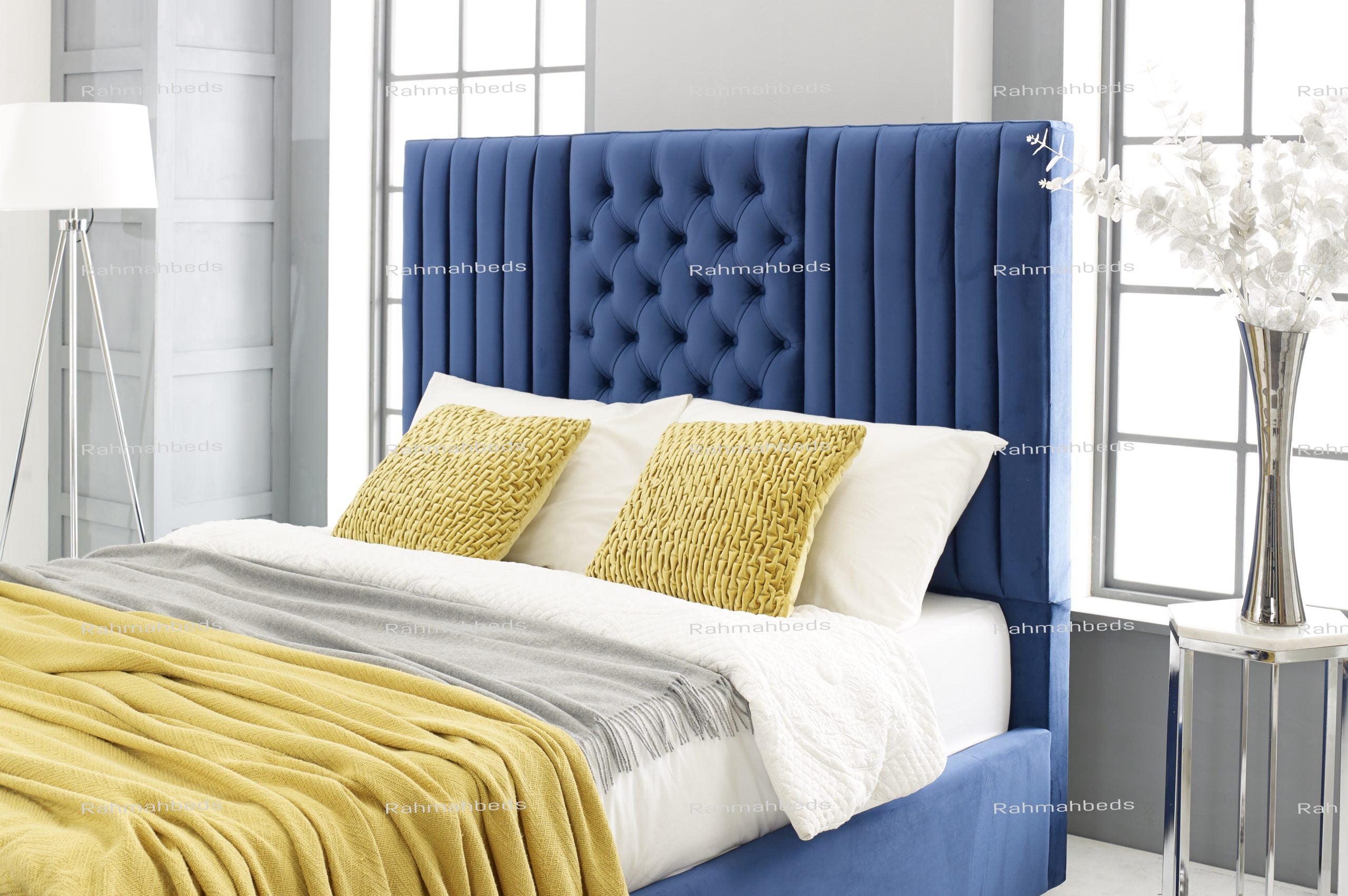 Louise Bed - Ottoman/Non-Ottoman - Multiple Colour Option