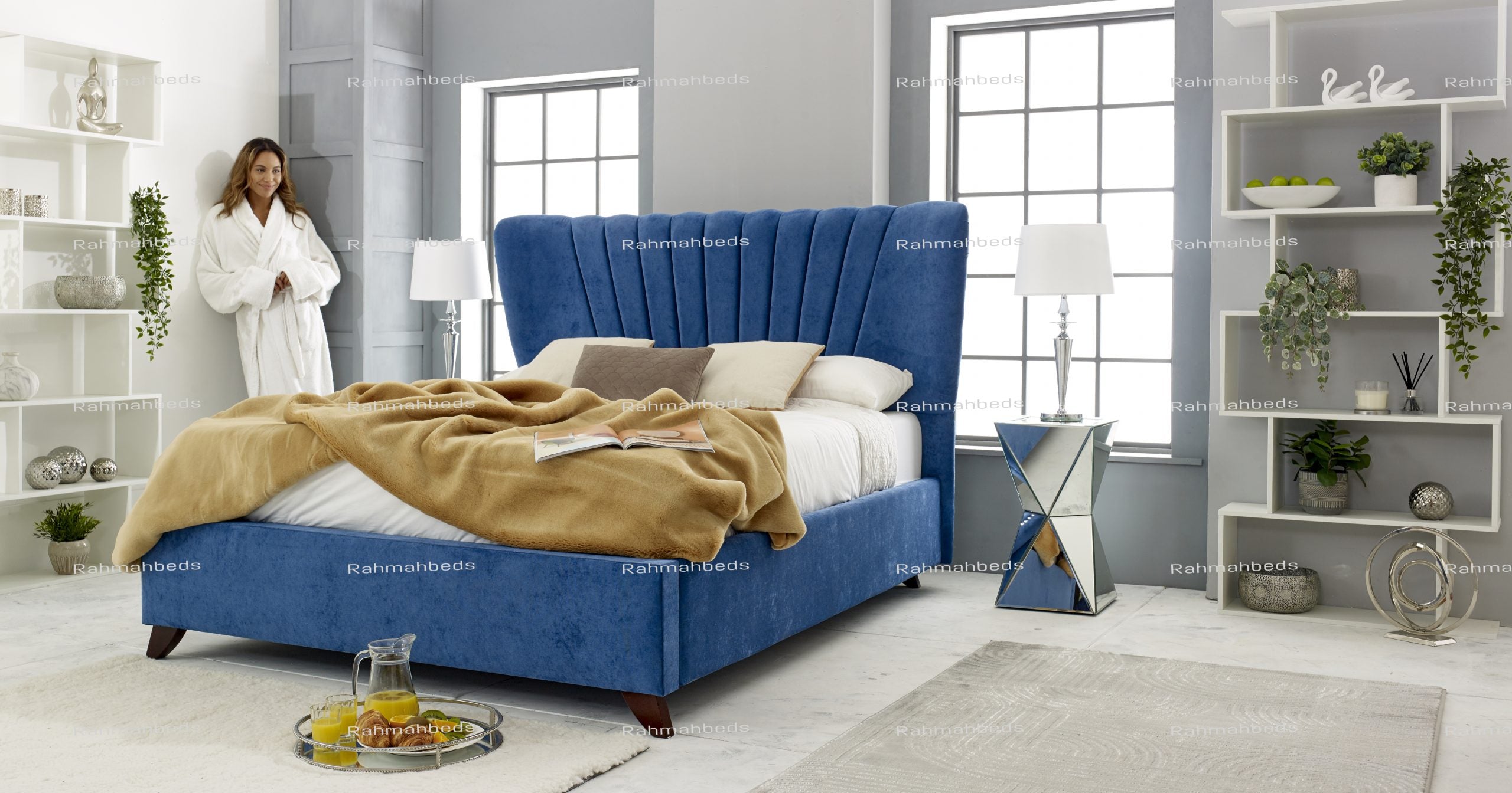 Duke Bed - Ottoman/Non-Ottoman - Multiple Colour Option
