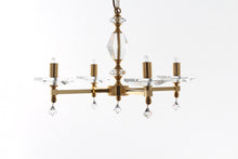 Load image into Gallery viewer, Darwin 4 Arm Optic Glass Chandelier Small/Large
