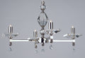 Darwin 4 Arm Optic Glass Chandelier Small/Large