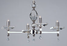 Load image into Gallery viewer, Darwin 4 Arm Optic Glass Chandelier Small/Large
