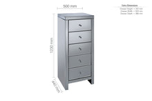 Load image into Gallery viewer, Sona 5 Drawer Narrow Chest

