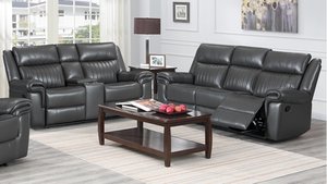 Trevi Recliner Sofa - Available in Dark Grey