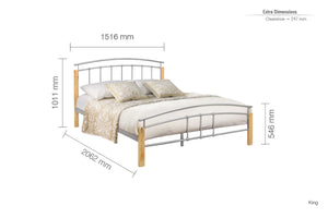 Rico Bed Available in 4 Sizes