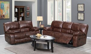 Verona Recliner Sofa - Available in Black, Brown and Grey