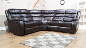 Vista Recliner Sofa - Available in Black, Brown and Grey