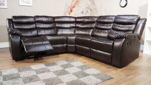 Vista Recliner Sofa - Available in Black, Brown and Grey