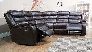 Vista Recliner Sofa - Available in Black, Brown and Grey