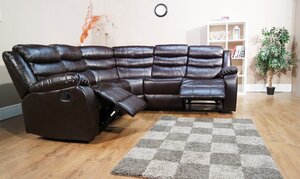 Vista Recliner Sofa - Available in Black, Brown and Grey