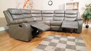 Vista Recliner Sofa - Available in Black, Brown and Grey