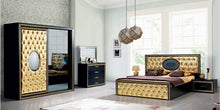 Load image into Gallery viewer, Vegas Bedroom Set - Wardrobe, Dresser &amp; Mirror, x2 Bedside Tables and a Storage (Ottoman) Bed
