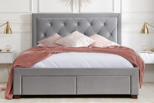 Lynn Fabric Storage Bed