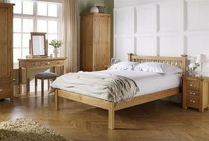 Santana Chunky Oak Bed