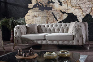 Sandringham Sofa - 3+2 and Corner Available - Silver & Dark Grey