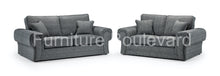 Load image into Gallery viewer, Ruby Grey Fabric Corner Sofa/3+2 Sofa/Armchair/Stool
