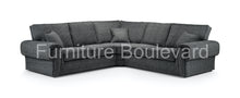 Load image into Gallery viewer, Ruby Grey Fabric Corner Sofa/3+2 Sofa/Armchair/Stool
