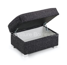 Load image into Gallery viewer, Ruby Grey Fabric Corner Sofa/3+2 Sofa/Armchair/Stool
