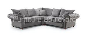 Emerald Corner Sofa 3 & 2 Seater Sofa & Armchair & Footstool