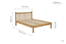 Load image into Gallery viewer, Santana Chunky Oak Bed
