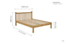 Load image into Gallery viewer, Santana Chunky Oak Bed
