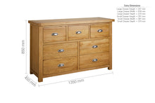 Load image into Gallery viewer, Santana 4+3 Chest of Drawers
