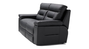 Amalfi Leather Sofa - Available in Dark Grey or Light Grey