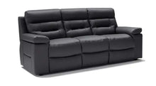 Load image into Gallery viewer, Amalfi Leather Sofa - Available in Dark Grey or Light Grey

