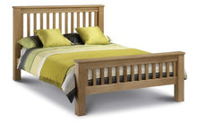 Load image into Gallery viewer, Amsterdam Oak Bed - High Foot End &amp; Low Foot
