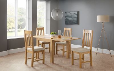 Astoria Extandable/Flip-Top Dining Table - Chair Option Available