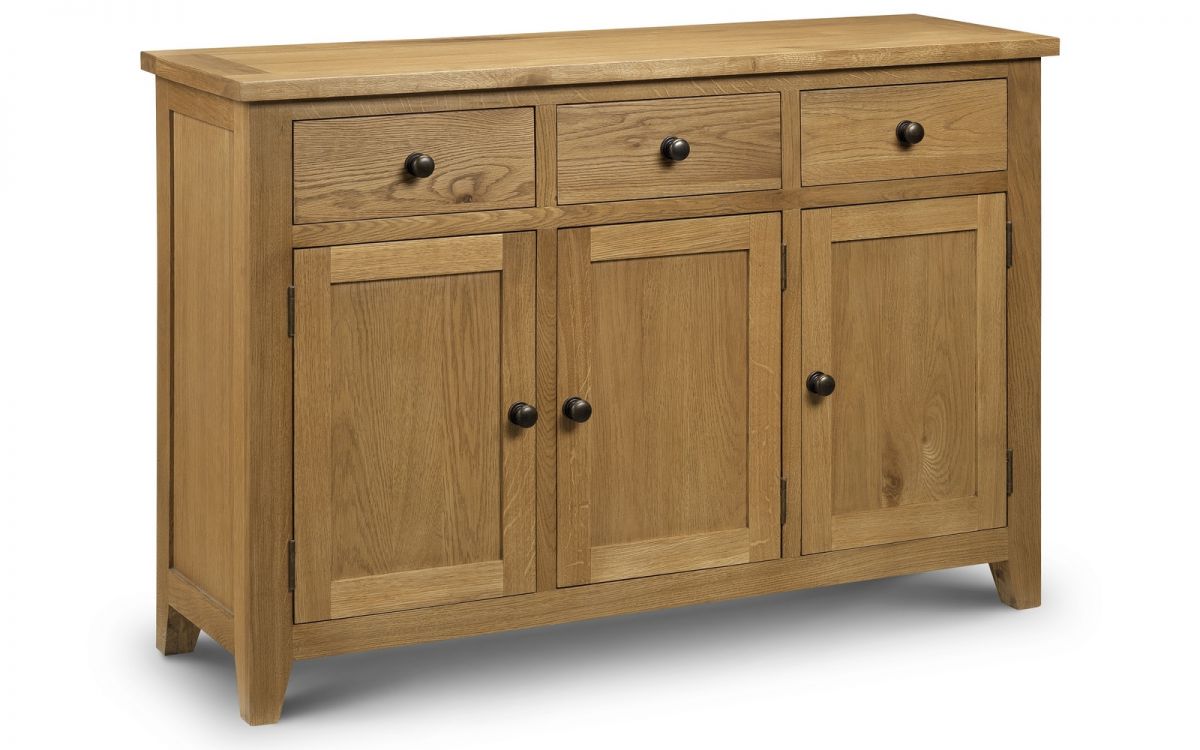 Astoria Oak SideBoard - 40cm D x 128cm W x 86cm H