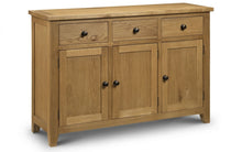 Load image into Gallery viewer, Astoria Oak SideBoard - 40cm D x 128cm W x 86cm H
