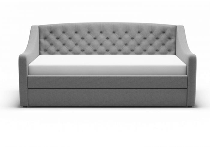 Aurora Fabric Daybed With Trundle - Available in Grey