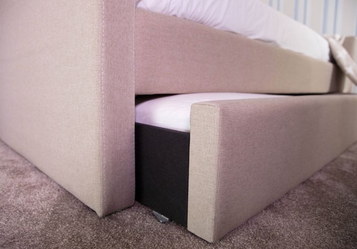Aurora Fabric Daybed With Trundle - Available in Grey