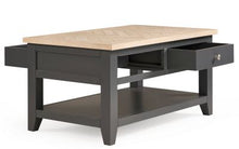 Load image into Gallery viewer, Bordeaux Dark Grey Coffee Table - 60cm D x 100cm W x 50cm H
