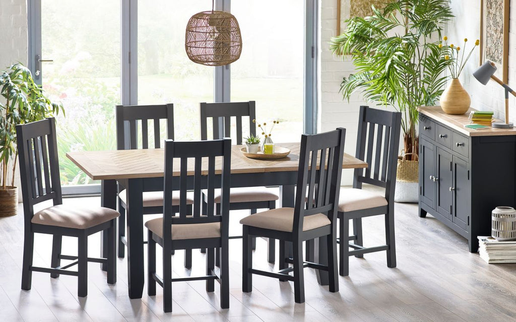 Bordeaux Extandable Dining Table - 78cm D x 180cm W x 90cm H