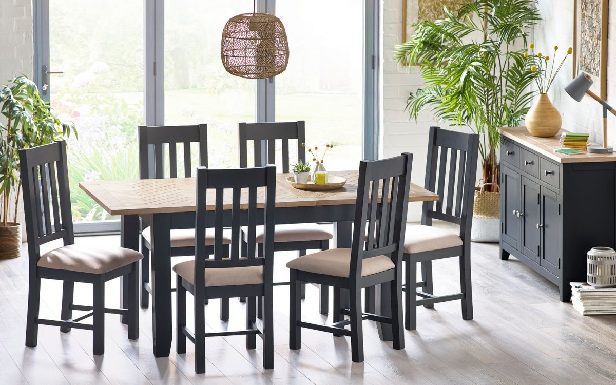 Bordeaux Extandable Dining Table - 78cm D x 180cm W x 90cm H