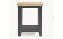 Load image into Gallery viewer, Bordeaux Dark Grey Lamp Table - 38cm D x 44cm W x 55cm H
