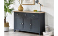 Bordeaux Dark Grey SideBoard - 40cm D x 128cm W x 86cm H