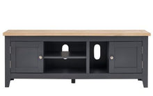 Load image into Gallery viewer, Bordeaux Dark Grey TV Unit/Media Unit - 40cm D x 150cm W x 62cm H
