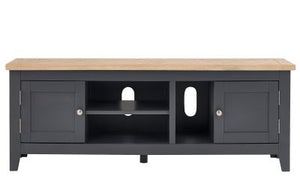 Bordeaux Dark Grey TV Unit/Media Unit - 40cm D x 150cm W x 62cm H