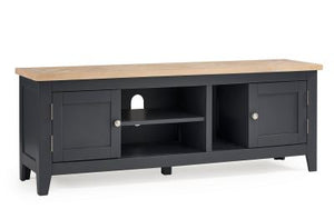 Bordeaux Dark Grey TV Unit/Media Unit - 40cm D x 150cm W x 62cm H