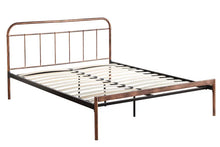 Load image into Gallery viewer, Burton Modern Metal Bed Frame - Copper, Black or White - Available in Single, Small Double, Double &amp; KingSize
