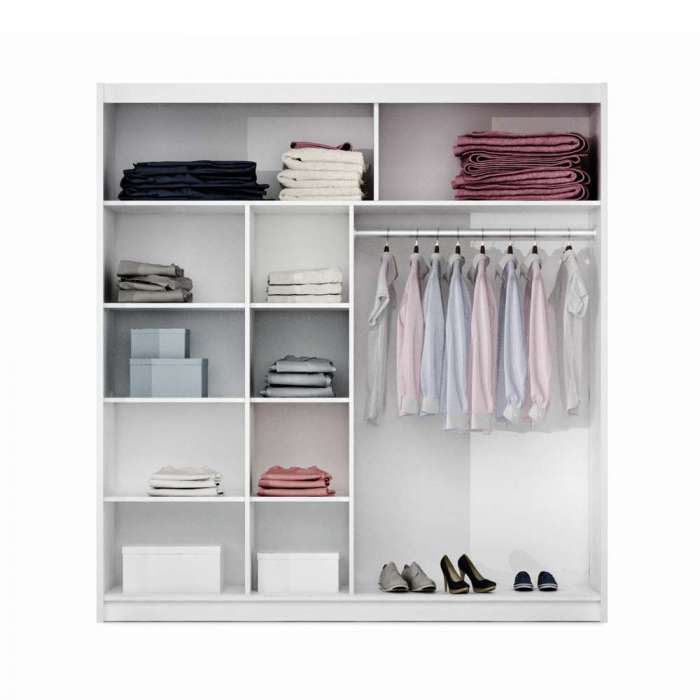 ATOKAD Sliding Door Wardrobe White