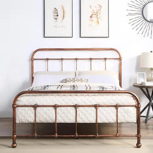 Bamford Vintage Victorian Style Metal Bed Frame - Copper or Industiral - Avilable in Single, Small Double, Double & KingSize