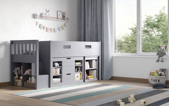 Charlie Mid Sleeper Set - Grey