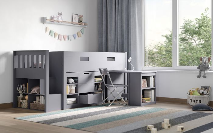 Charlie Mid Sleeper Set - Grey