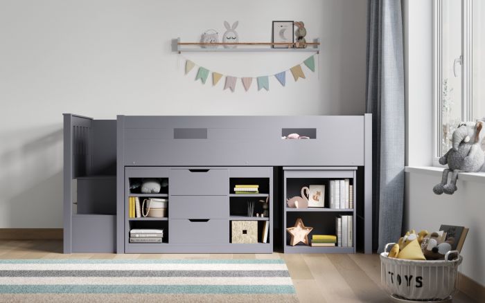 Charlie Mid Sleeper Set - Grey